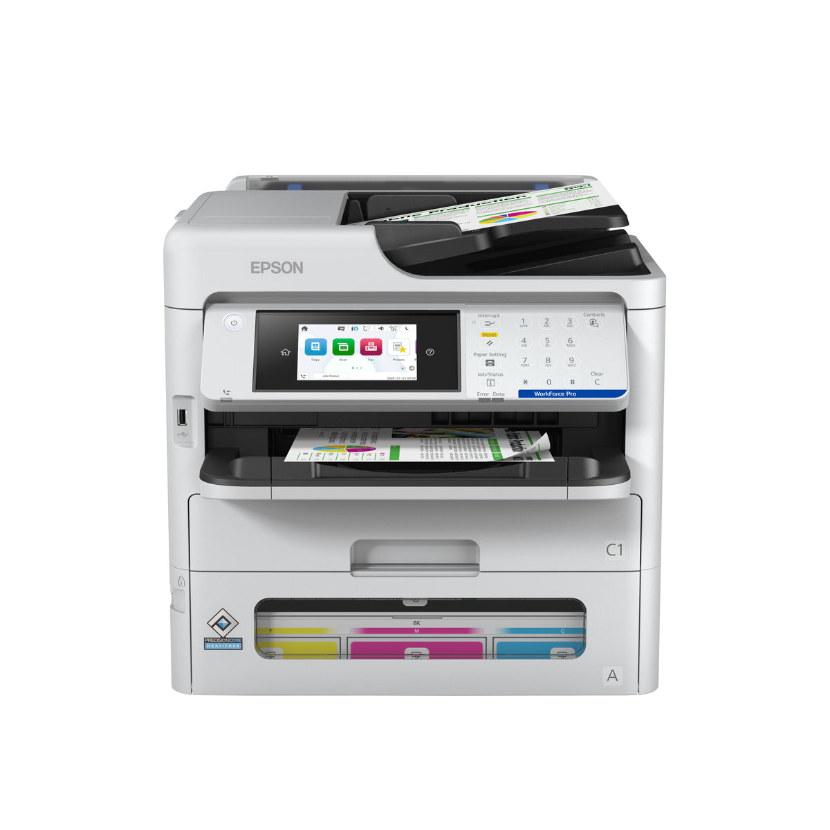 Impressora Multifunções a Jato de Tinta Epson WorkForce Pro EM-C800RDWF RIPS Wi-Fi
