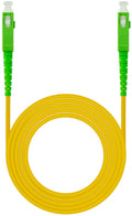 Cabo de Fibra Óptica Nanocable SC/APC-SC/APC Monomodo Simplex LSZH 2 M Amarelo