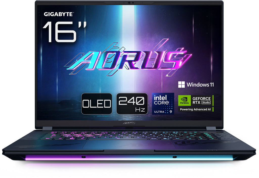 Portátil Gigabyte AORUS Master 16 BZHC6PTE64SP 16" Ultra 9 275HX 32GB DDR5 1TB RTX 5090 OLED 240Hz W11 Pro