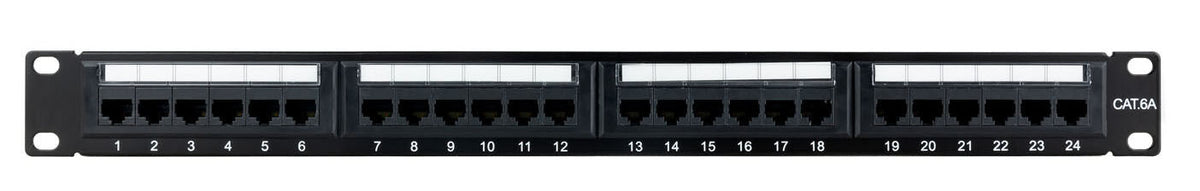 Patch Panel 19" Nanocable 24 Portas RJ45 Cat.6A UTP