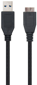 Cabo USB 3.0 Ewent Tipo A Macho > Micro B Macho 1.8 M