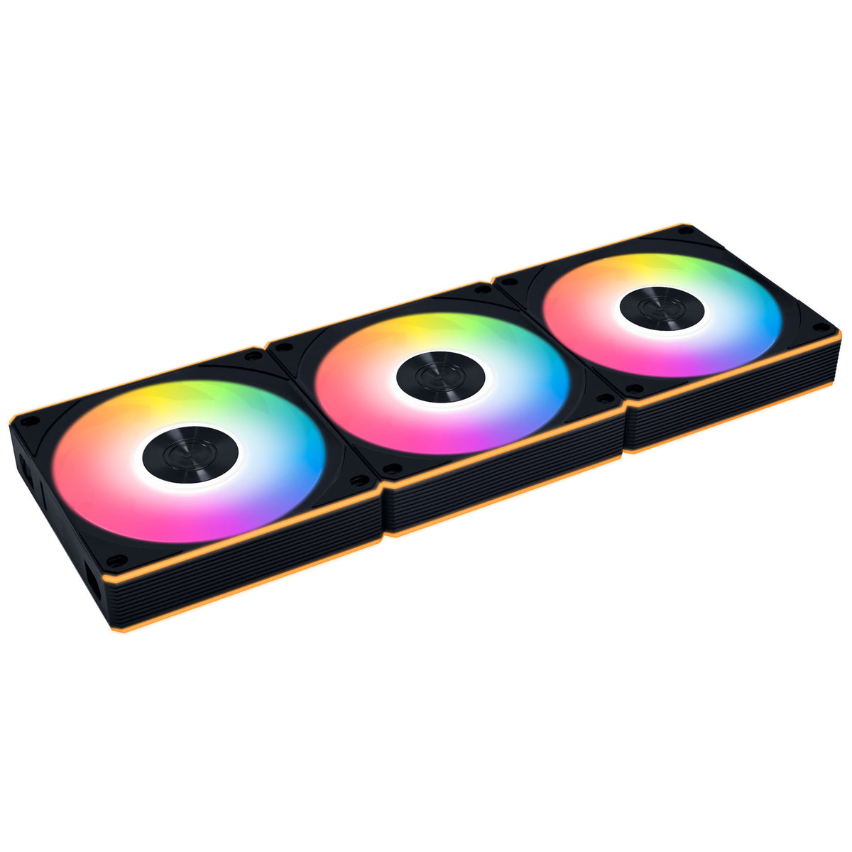 Ventoinha Lian Li UNI FAN CL120 FLEX Wireless RGB PWM Preto 120mm (Pack 3)