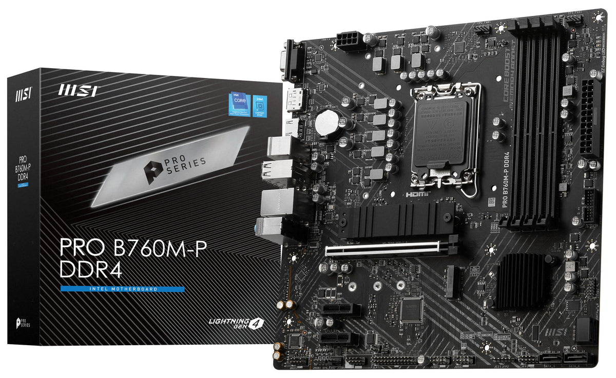 Motherboard MSI PRO B760M-P DDR4