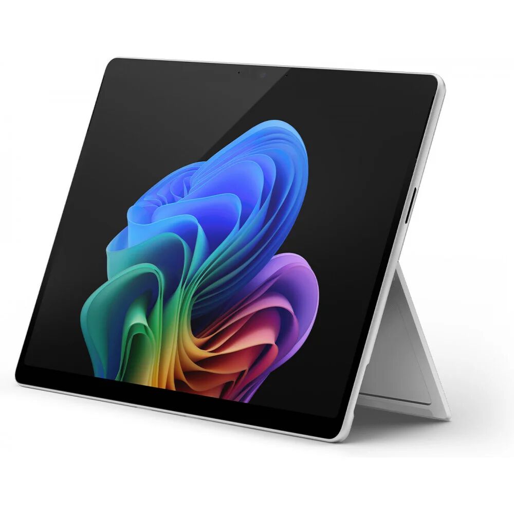 Microsoft Surface Pro Copilot+ PC 13" Snapdragon X Elite X1E-80-100 (12 Cores) 16GB RAM 512GB SSD OLED Wi-Fi 7 Windows 11 Pro Platina