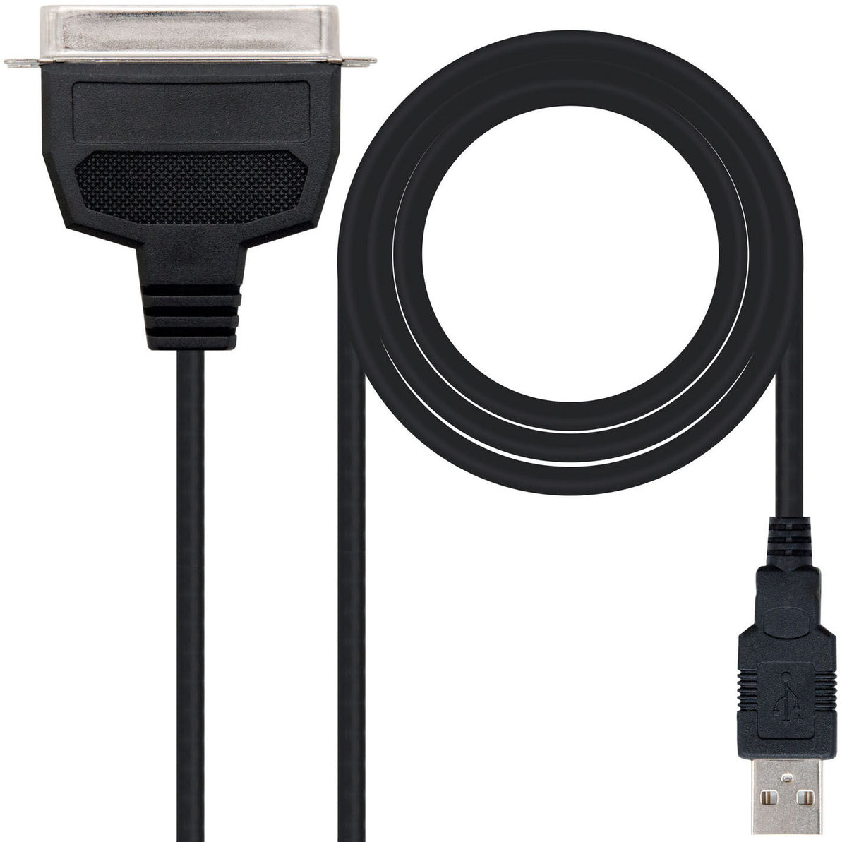Cabo Conversor Nanocable USB Impressora Paralela A/M CN36(IEEE1284)/M 1.5 M Preto