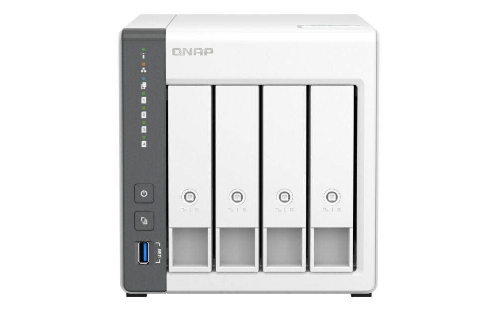 NAS QNAP TS-433-4G - 4 Baías - 2.0GHz 4-core - 4GB RAM