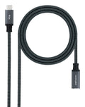 Cabo USB 3.2 Gen2x2 Nanocable 100W 4K/60Hz USB-C M/F 1.5 M