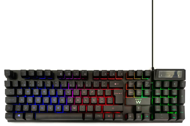 Teclado Ewent Gaming PT Preto